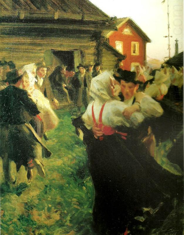 Anders Zorn midsommardans china oil painting image